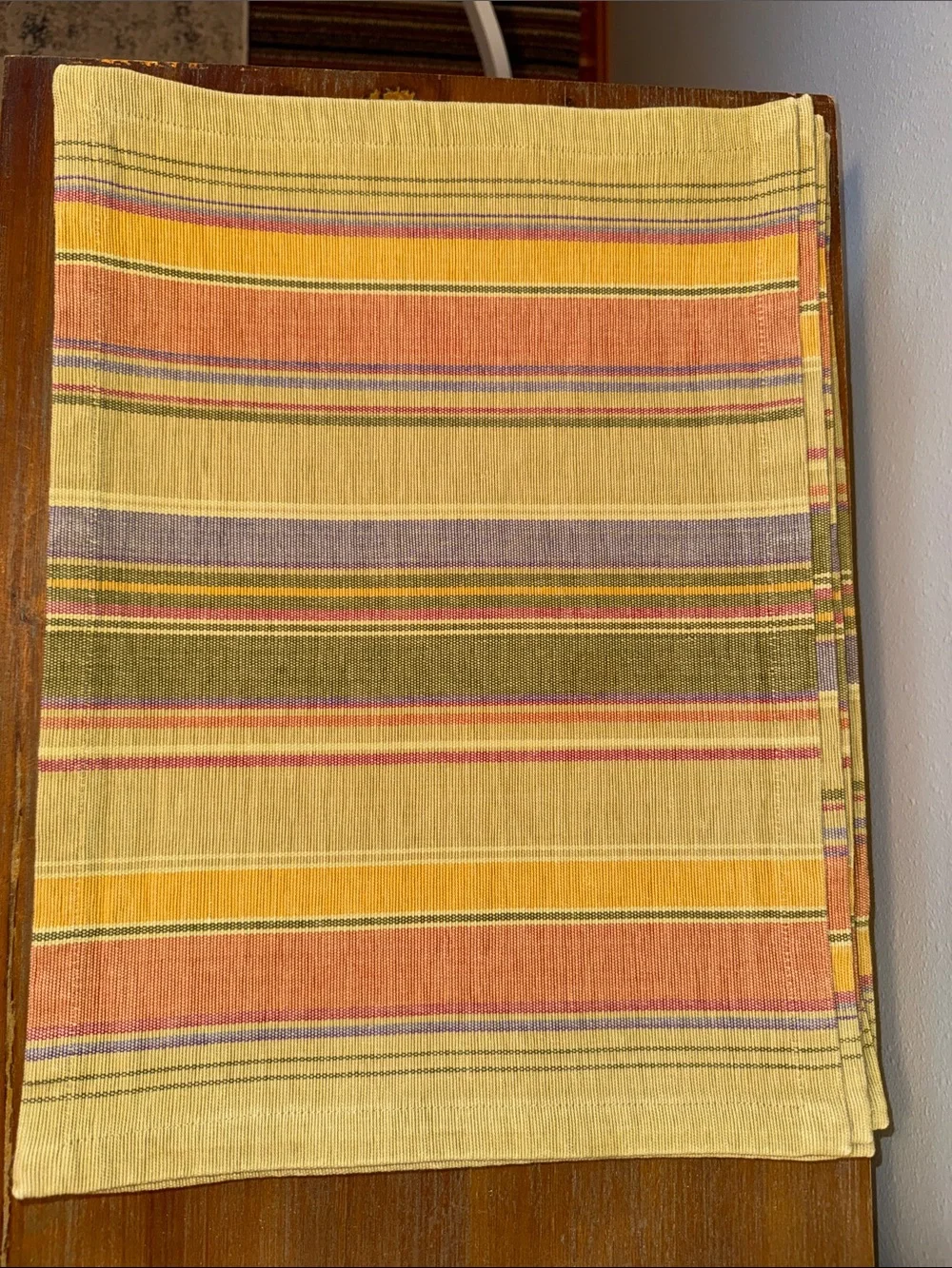 Set of 6 Crate & Barrel Striped Dining Placemats